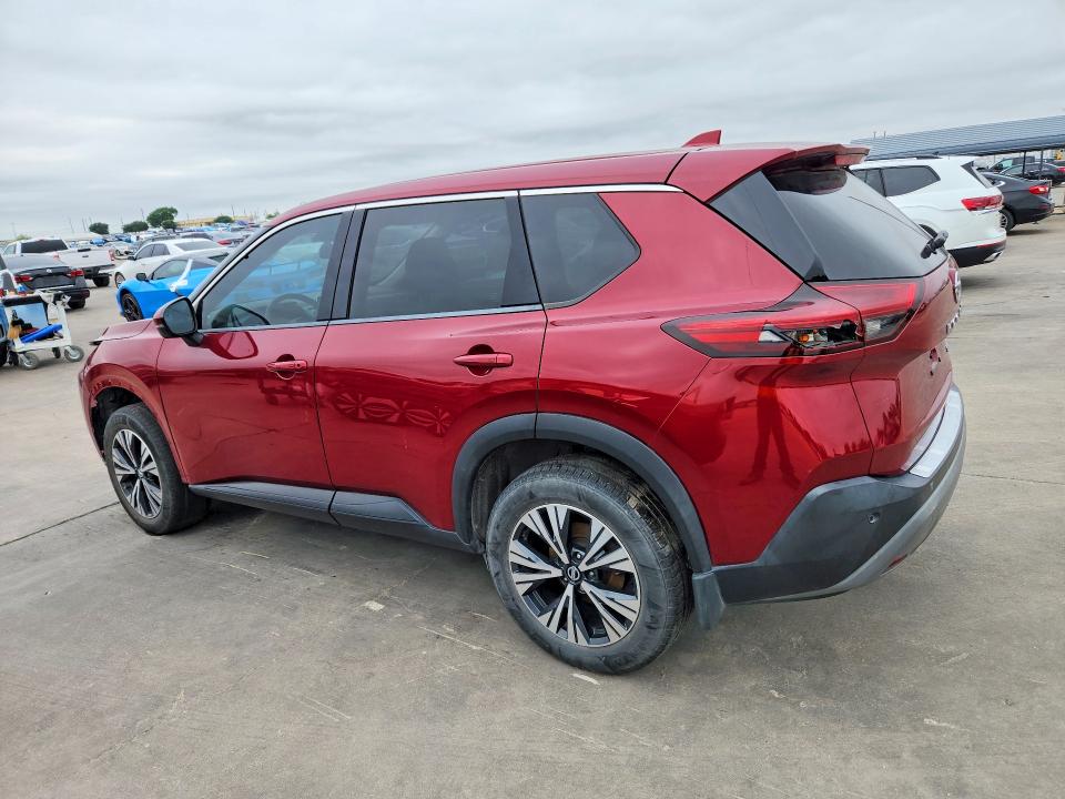 2021 Nissan Rogue VIN JN8AT3BA4MW003574 COPART salvage auction — FRONT END, TX - CERTIFICATE OF TITLE, sold $3,950 on 2026-07-23 (photo 2)