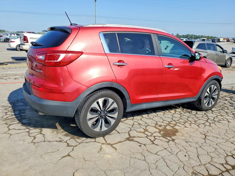 2013 Kia Sportage VIN KNDPC3A62D7471381 COPART salvage auction — FRONT END, Tn - Salvage Certificate, sold $1,400 on 2026-07-08 (photo 3)