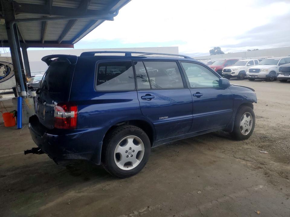 2006 Toyota Highlander VIN JTEEP21A860174035 COPART salvage auction — NORMAL WEAR, Ca - Dis/Dlr/Exp Only Clean Title, sold $650 on 2026-07-07 (photo 3)