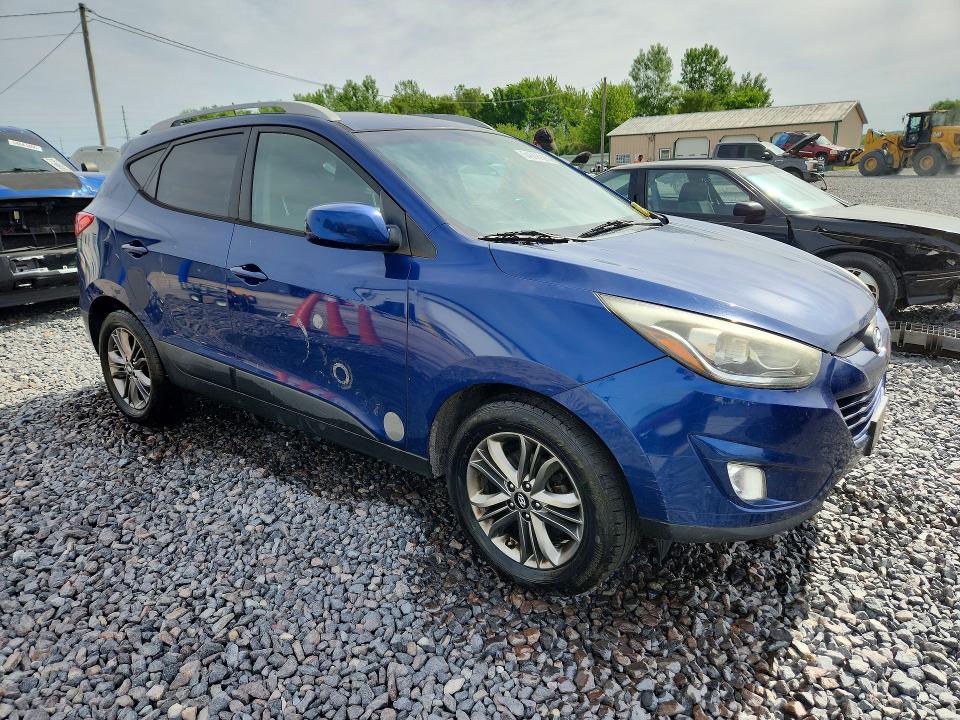 2014 Hyundai Tucson VIN KM8JU3AG3EU923137 COPART salvage auction — FRONT END, Il - Salvage Certificate, sold $925 on 2026-07-20 (photo 4)