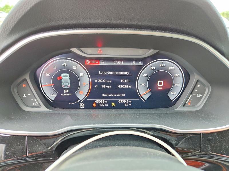 2021 Audi VIN WA1EECF3XM1002519 COPART salvage auction — HAIL, Oh - Cert Of Title-Salvage, sold $10,800 on 2026-07-13 (photo 9)