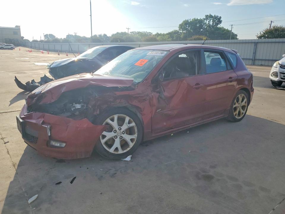 2009 Mazda 3 VIN JM1BK344X91191323 COPART salvage auction — FRONT END, Tx - Salvage Vehicle Title, sold $425 on 2026-07-23 (photo 1)