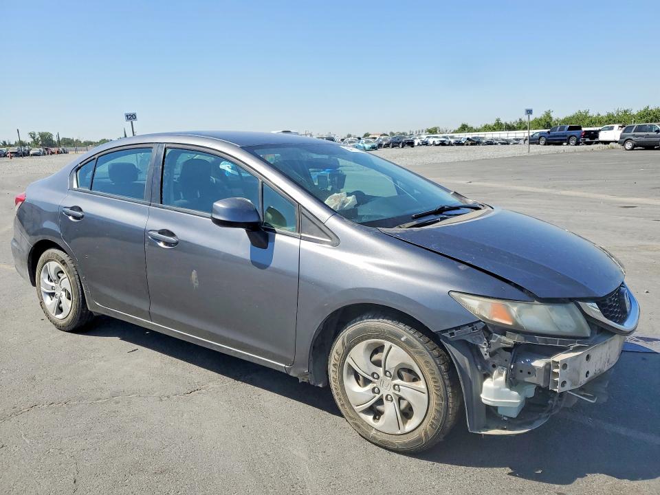 2013 Honda VIN 19XFB2F55DE090813 COPART salvage auction — FRONT END, Ca - Salvage Certificate, sold $1,200 on 2026-07-02 (photo 4)