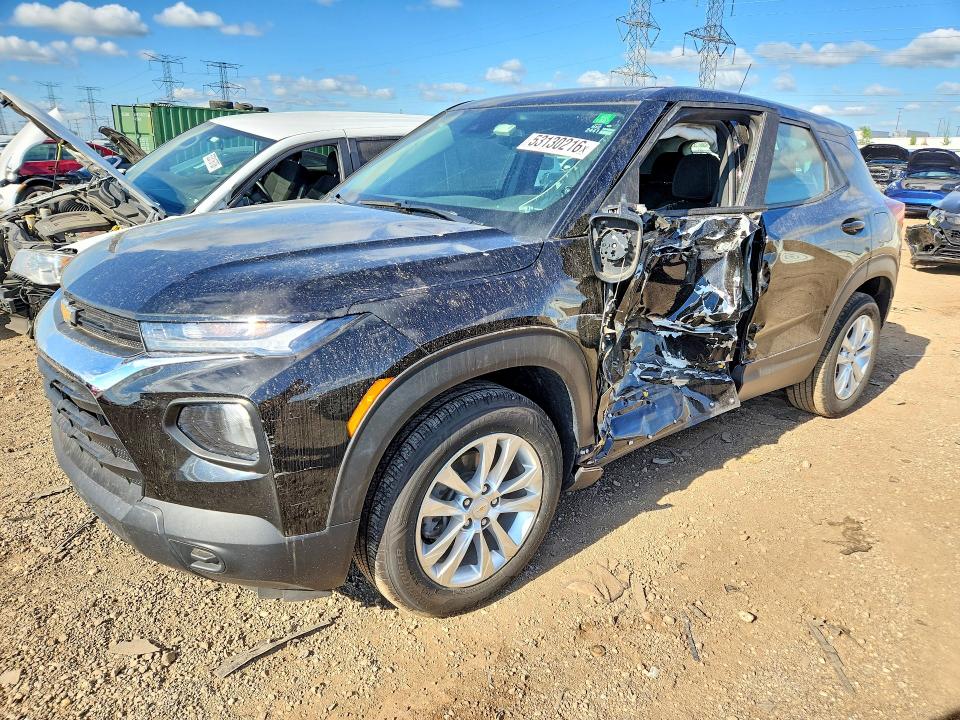 2021 Chevrolet Trailblazer VIN KL79MMS2XMB159875 COPART salvage auction — SIDE, Il - Salvage Certificate, sold $3,700 on 2026-07-14 (photo 1)