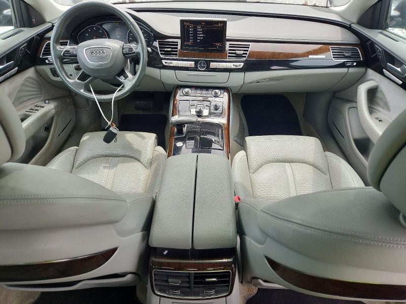2014 Audi A8 VIN WAURGAFD5EN002384 COPART salvage auction — FRONT END, Ga - Cert Of Title-Salvage, sold $1,950 on 2026-07-16 (photo 8)