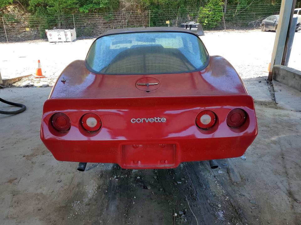 1981 Chevrolet Corvette VIN 1G1AY8766BS429715 COPART salvage auction — MINOR DENT/SCRATCHES, Va - Certificate Of Title, sold $8,600 on 2026-07-28 (photo 6)