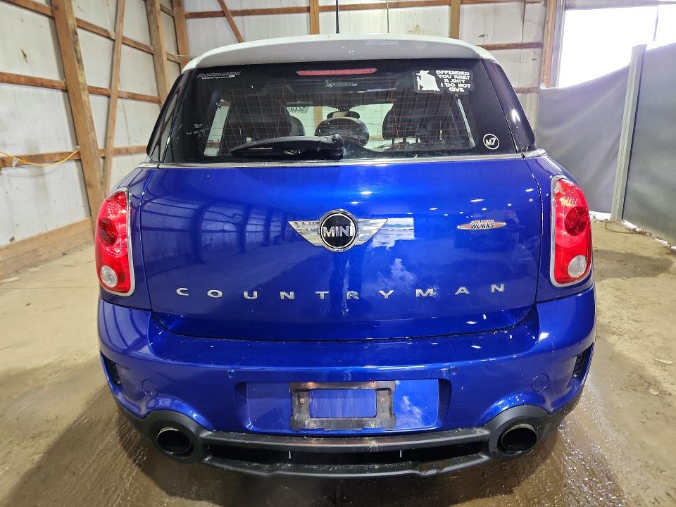 2016 Mini Cooper VIN WMWXD1C52GWT97702 COPART salvage auction — HAIL, OH - CERT OF TITLE-SALVAGE, sold $2,050 on 2026-07-20 (photo 6)