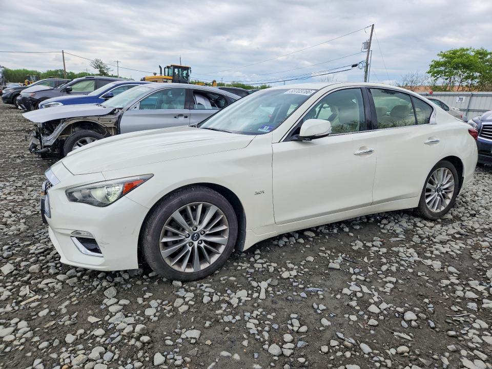 2019 Infiniti VIN JN1EV7AR3KM556587 COPART salvage auction — SIDE, Nj - Cert Of Title-Salvage, sold $4,150 on 2026-07-15 (photo 1)