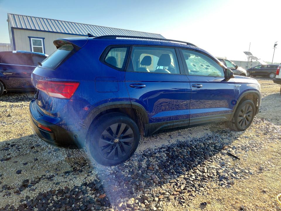 2024 Volkswagen Taos VIN 3VV5X7B25RM105590 COPART salvage auction — HAIL, Mo - Salvage Certificate Of Title, sold $6,750 on 2026-07-18 (photo 3)