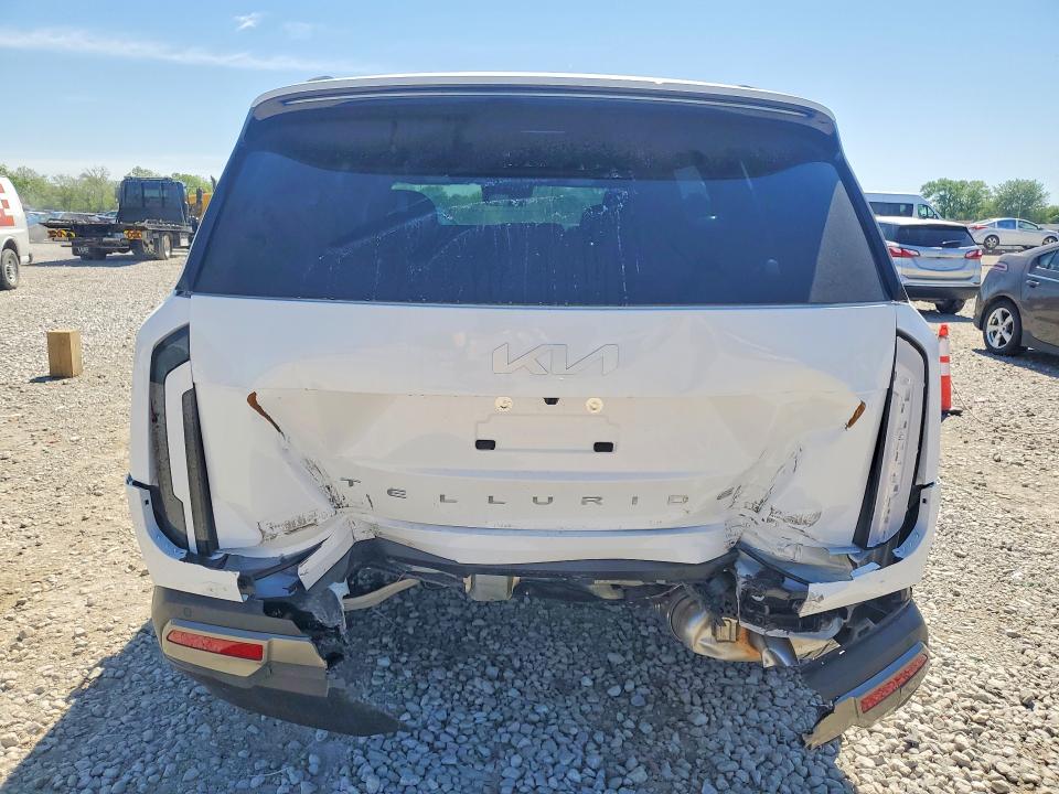 2027 Kia Telluride VIN 5XYPE5S1XVG014959 COPART salvage auction — REAR END, ID - SALVAGE CERTIFICATE OF TITLE, sold $15,200 on 2026-07-31 (photo 6)