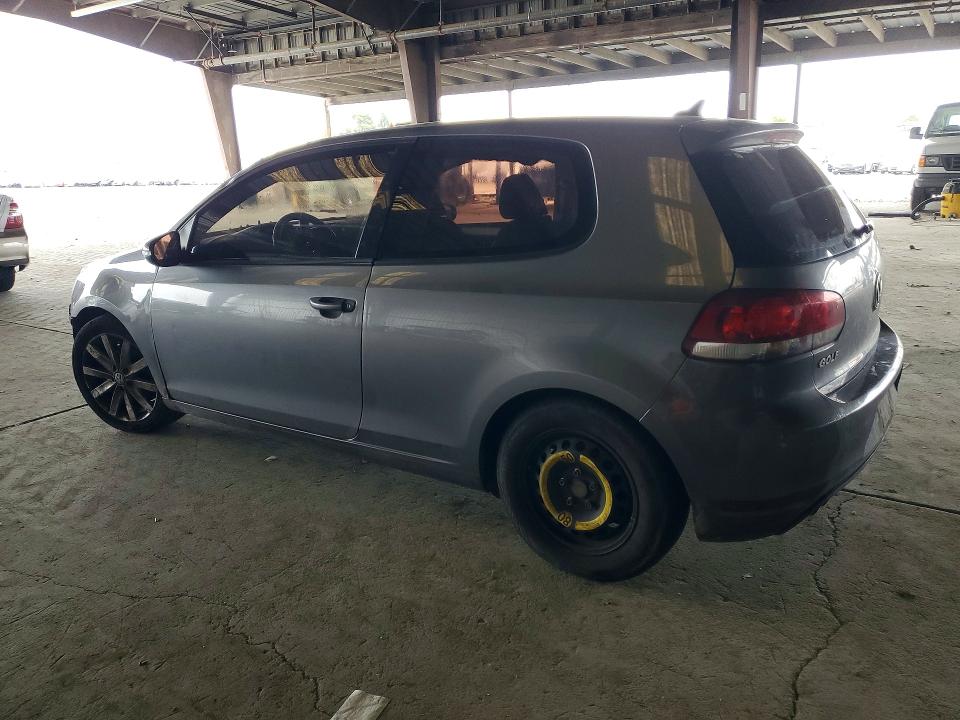 2011 Volkswagen Golf VIN WVWMM7AJ1BW048872 COPART salvage auction — FRONT END, CA - SALVAGE CERTIFICATE, sold $600 on 2026-07-13 (photo 2)