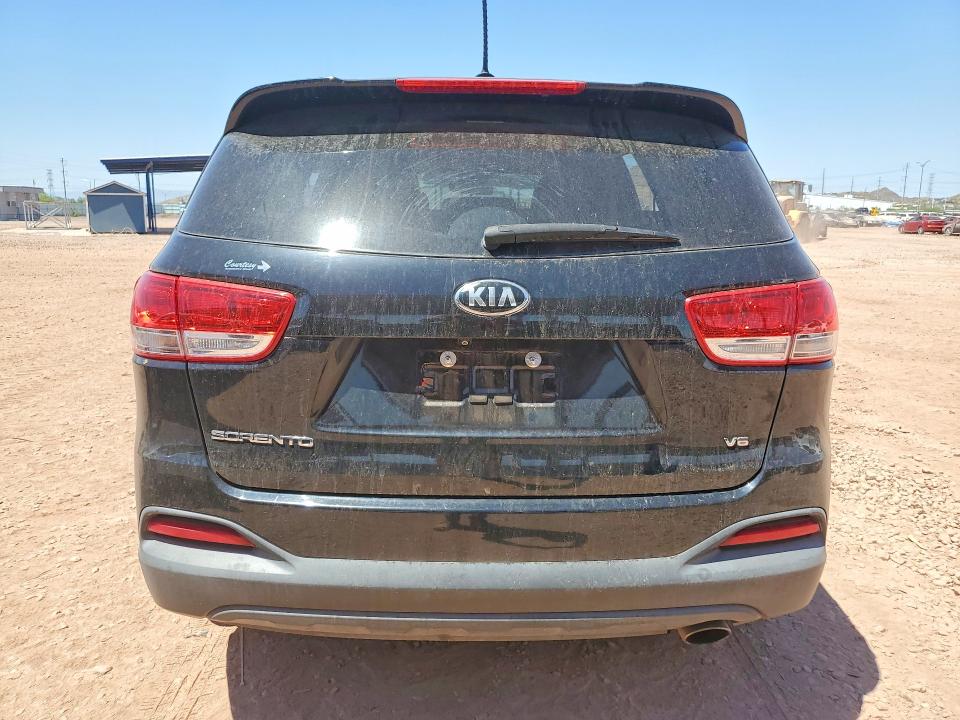 2018 Kia Sorento VIN 5XYPG4A51JG393935 COPART salvage auction — FRONT END, AZ - CERT OF TITLE - SALVAGE, sold $2,650 on 2026-07-14 (photo 6)