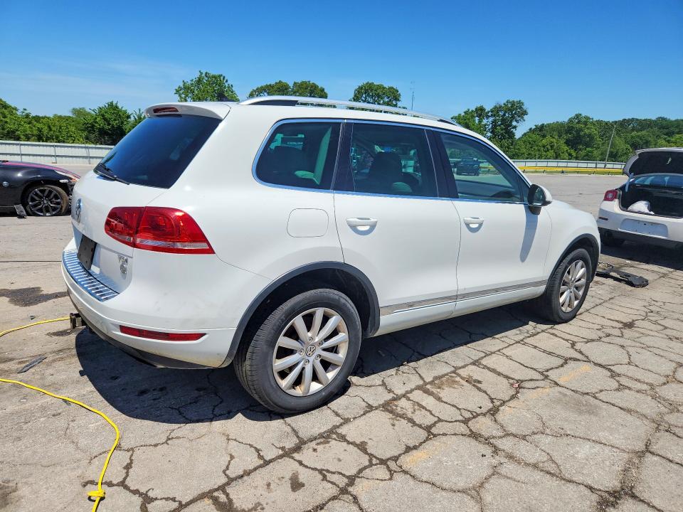 2012 Volkswagen Touareg VIN WVGEK9BPXCD008033 COPART salvage auction — HAIL, Ar - Cert Of Title-Salvage, sold $250 on 2026-07-22 (photo 3)