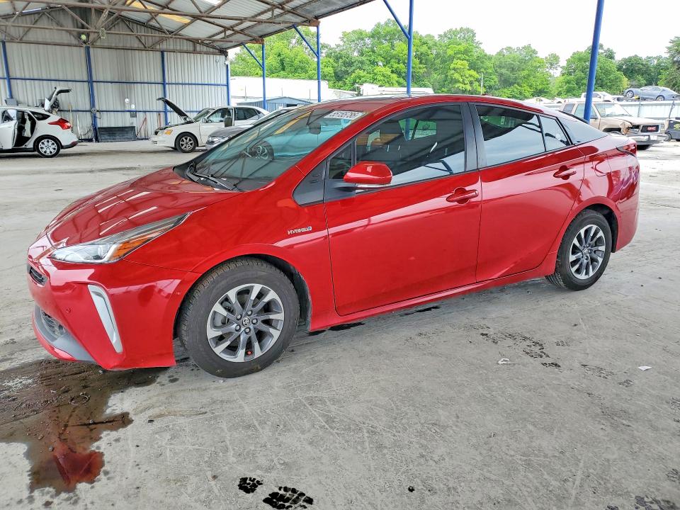 2022 Toyota Prius VIN JTDKAMFUXN3184845 COPART salvage auction — SIDE, Ga - Cert Of Title-Salvage, sold $10,500 on 2026-07-09 (photo 1)