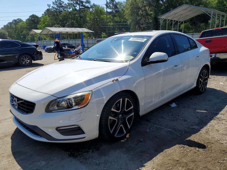 2017 Volvo S60 VIN YV140MTL9H2431848 COPART salvage auction — FRONT END, GA - CERT OF TITLE-SALVAGE, sold $1,750 on 2026-07-16 (photo 1)