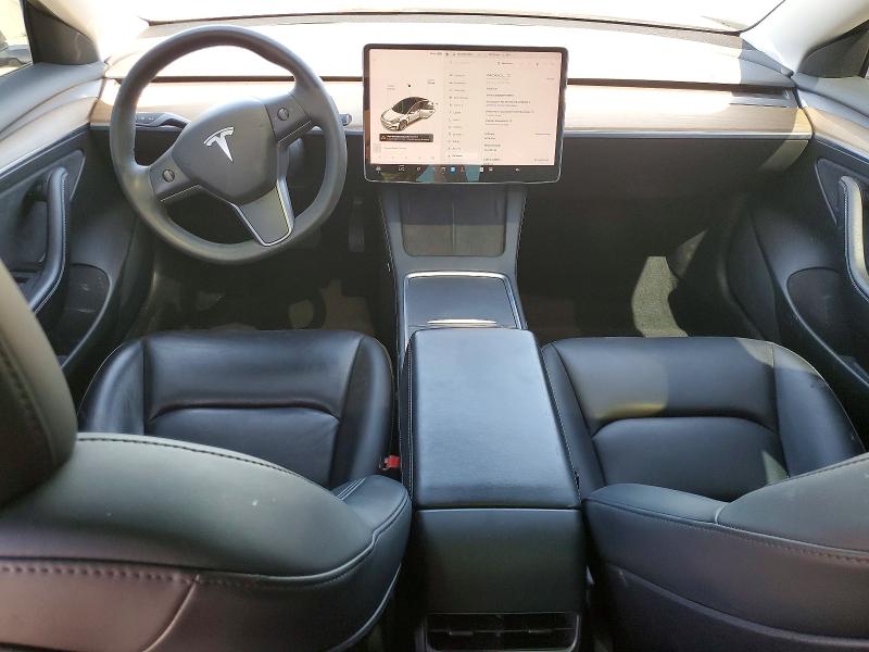 2021 Tesla Model 3 VIN 5YJ3E1EB8MF075552 COPART salvage auction — FRONT END, Ca - Salvage Certificate, sold $5,000 on 2026-07-20 (photo 8)