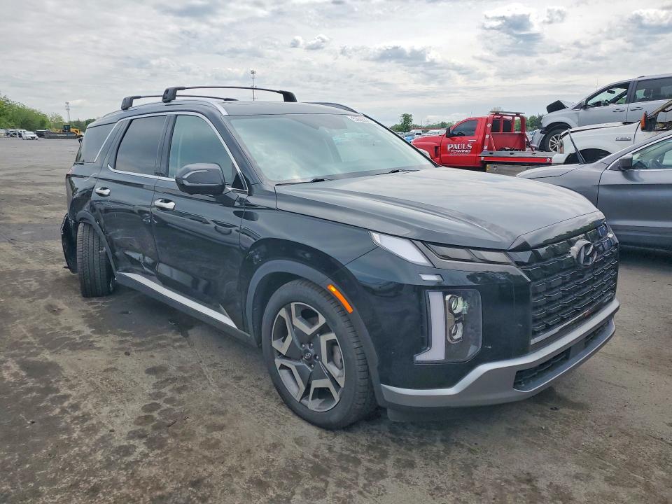 2023 Hyundai Palisade VIN KM8R4DGE8PU637110 COPART salvage auction — REAR END, NJ - CERT OF TITLE-SALVAGE, sold $10,800 on 2026-07-14 (photo 4)
