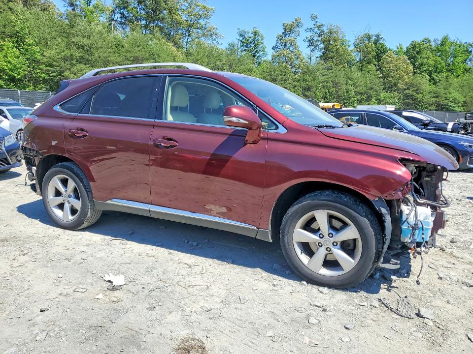 2014 Lexus Rx VIN JTJBK1BA2E2461255 COPART salvage auction — FRONT END, Md - Cert Of Salvage > 75% Damage, sold $4,600 on 2026-07-24 (photo 4)