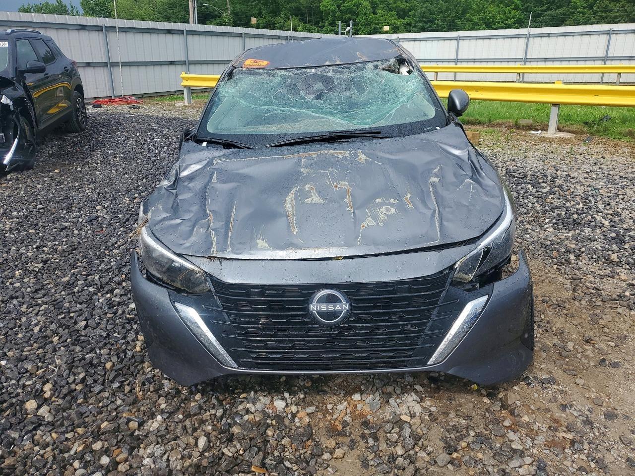 2025 Nissan Sentra VIN 3N1AB8CV2SY308707 COPART salvage auction — Front End, TN - SALVAGE CERTIFICATE, sold $2,100 on 2026-07-09 (photo 5)