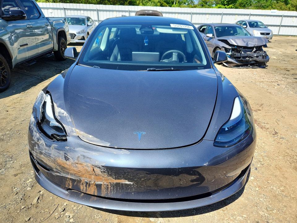 2023 Tesla Model 3 VIN 5YJ3E1EA8PF670798 COPART salvage auction — FRONT END, Nj - Cert Of Title-Salvage, sold $6,400 on 2026-07-08 (photo 5)