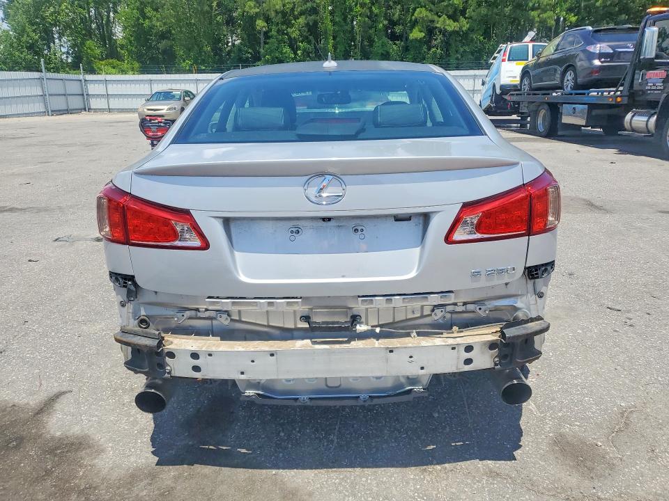 2012 Lexus Is VIN JTHCF5C25C5057189 COPART salvage auction — REAR END, Nc - Salvage Certificate Of Title, sold $2,800 on 2026-07-02 (photo 6)