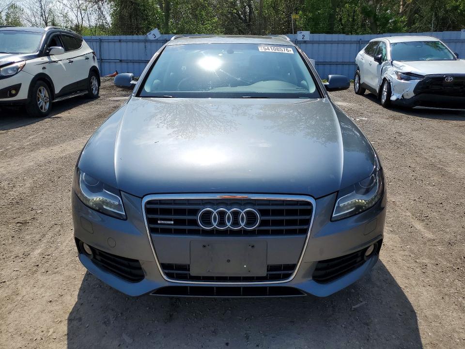 2012 Audi A4 VIN WAU4FCFL6CA105690 COPART salvage auction — REAR END, On - Permit Salvage, sold $875 on 2026-07-02 (photo 5)