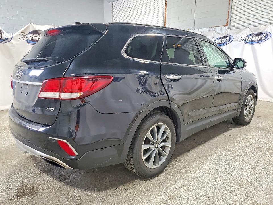 2017 Hyundai Santa fe VIN KM8SNDHFXHU234110 COPART salvage auction — REAR END, Wv - Certificate Of Title, sold $1,250 on 2026-07-14 (photo 3)