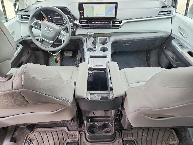 2025 Toyota Sienna VIN 5TDJRKEC2SS258366 COPART salvage auction — FRONT END, Ia - Cert Of Title-Salvage Title, sold $16,800 on 2026-07-03 (photo 8)