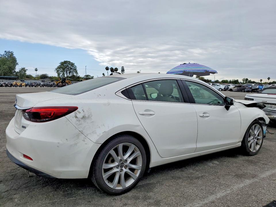 2016 Mazda 6 VIN JM1GJ1T56G1435098 COPART salvage auction — FRONT END, CA - SALVAGE CERTIFICATE, sold $1,750 on 2026-07-24 (photo 3)