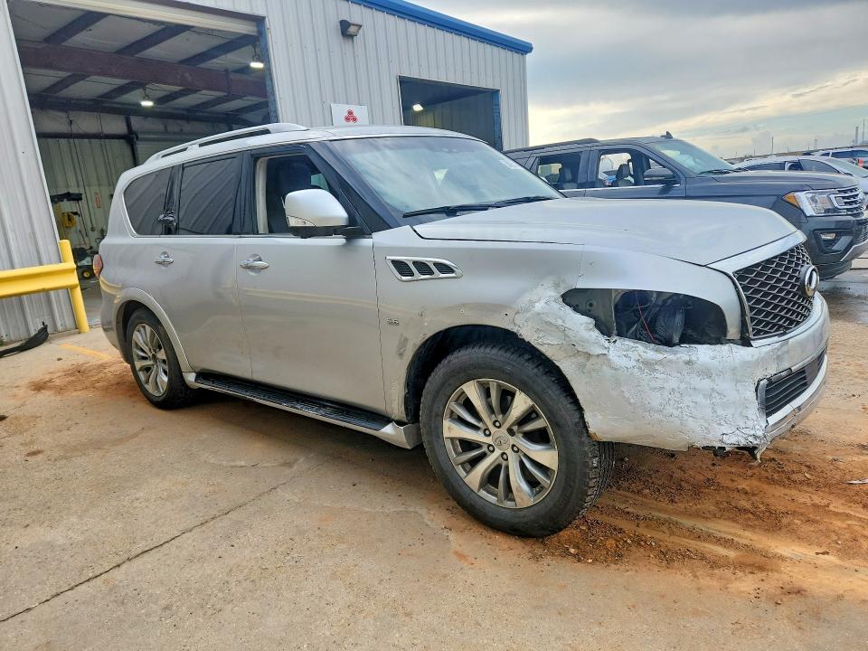 2017 Infiniti Qx80 VIN JN8AZ2NF2H9646980 COPART salvage auction — FRONT END, La - Cert Of Title-Salvage, sold $2,000 on 2026-07-29 (photo 4)