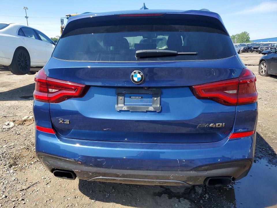 2021 BMW X3 VIN 5UXTY9C06M9F80038 COPART salvage auction — FRONT END, Mi - Certificate Of Title, sold $13,700 on 2026-07-17 (photo 6)