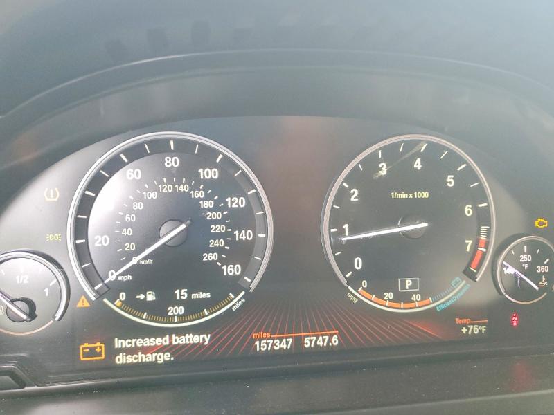 2010 BMW 7 series VIN WBAKB8C52ACY63260 COPART salvage auction — VANDALISM, Sc - Cert Of Title-Salvage, sold $350 on 2026-07-28 (photo 9)