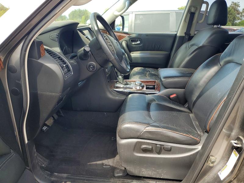 2017 Nissan Armada VIN JN8AY2NC0H9511425 COPART salvage auction — FRONT END, Il - Salvage Certificate, sold $6,300 on 2026-07-07 (photo 7)