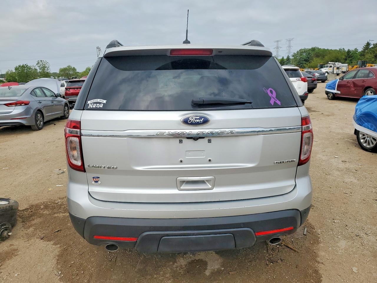 2015 Ford Explorer VIN 1FM5K7F81FGC38425 COPART salvage auction — Side, IL - SALVAGE CERTIFICATE, sold $575 on 2026-07-02 (photo 6)