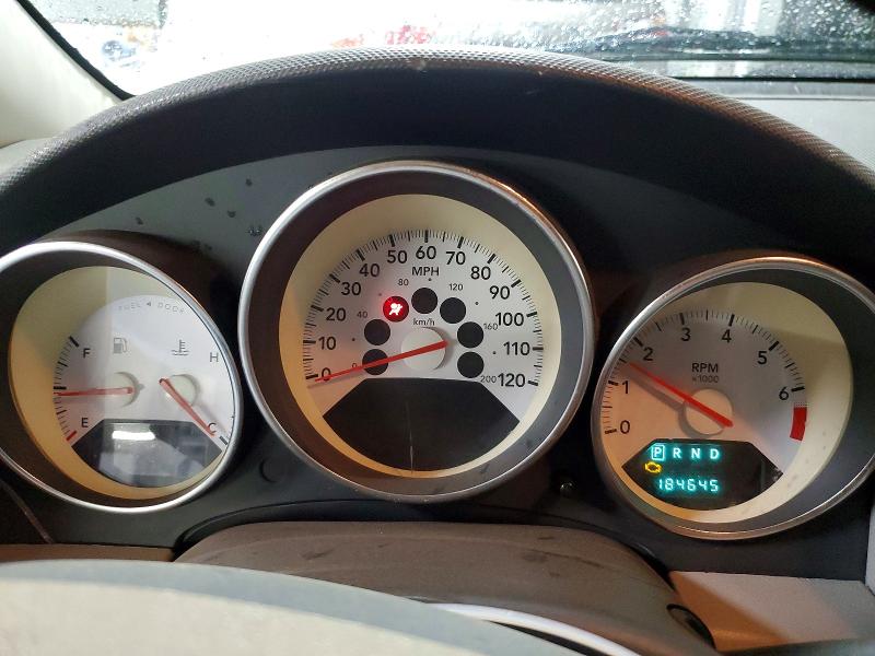 2007 Dodge Caliber VIN 1B3HB48B77D165333 COPART salvage auction — FRONT END, Il - Salvage Certificate, sold $300 on 2026-07-09 (photo 9)