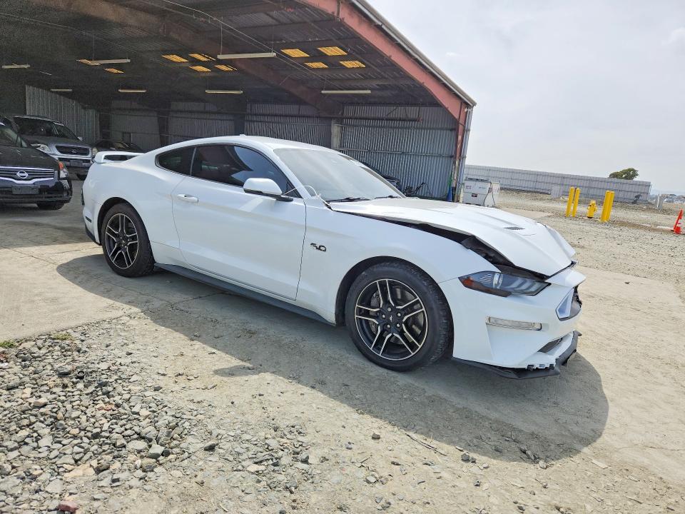 2022 Ford Mustang VIN 1FA6P8CF8N5129656 COPART salvage auction — FRONT END, Ca - Salvage Certificate, sold $10,100 on 2026-07-02 (photo 4)