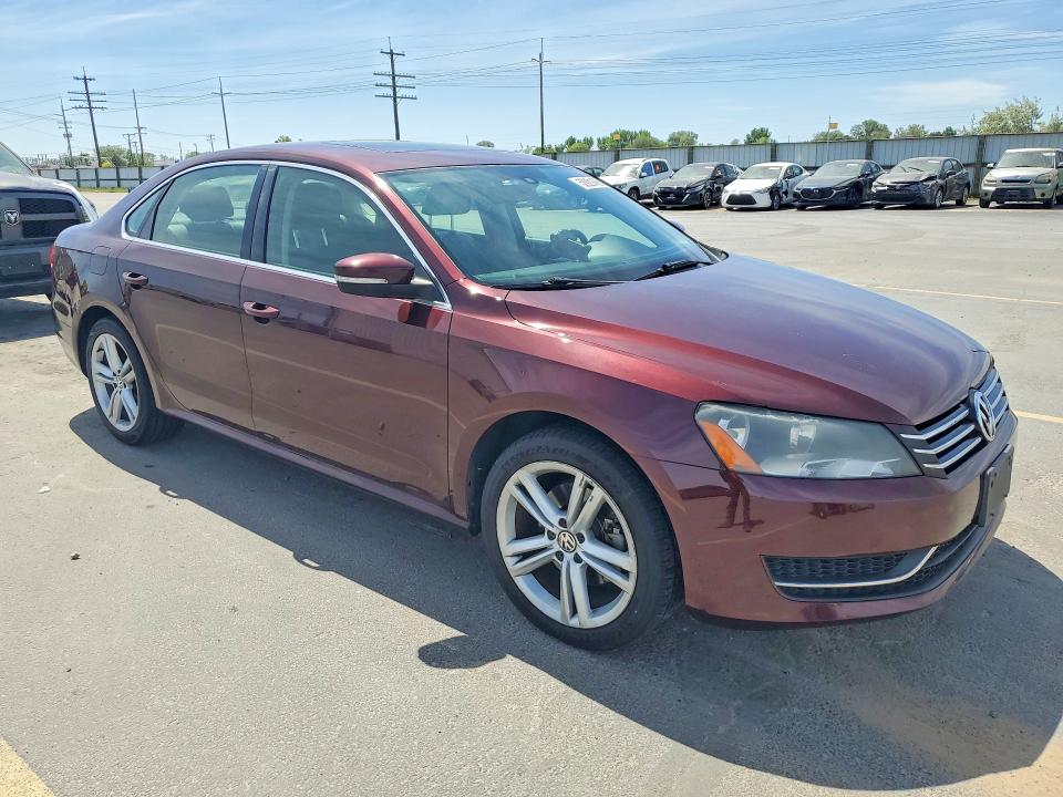 2014 Volkswagen Passat VIN 1VWBS7A3XEC066210 COPART salvage auction — REAR END, Id - Salvage Certificate Of Title, sold $1,200 on 2026-07-23 (photo 4)