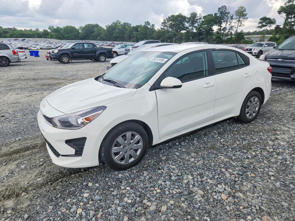 2023 Kia Rio VIN 3KPA24AD5PE578040 COPART salvage auction — FRONT END, Ga - Cert Of Title-Salvage, sold $4,250 on 2026-07-09 (photo 1)