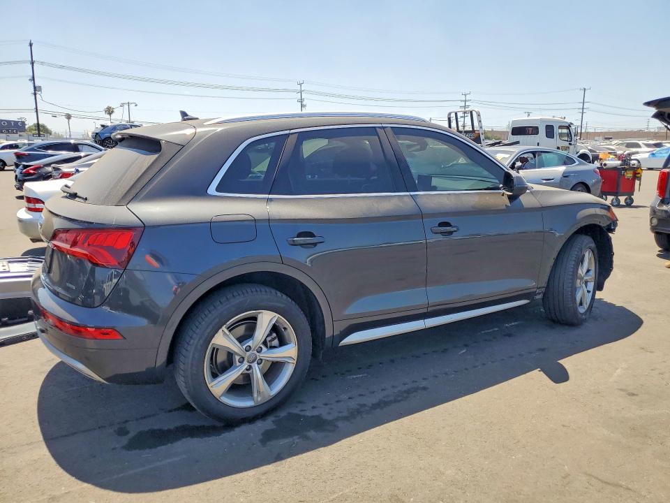 2020 Audi Q5 VIN WA1ANAFY8L2048597 COPART salvage auction — FRONT END, Ca - Salvage Certificate, sold $8,200 on 2026-07-06 (photo 3)