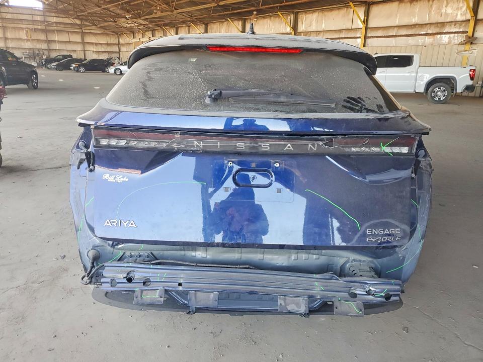 2024 Nissan Ariya VIN JN1CF0BBXRM730811 COPART salvage auction — REAR END, Az - Cert Of Title - Salvage, sold $10,300 on 2026-07-27 (photo 6)