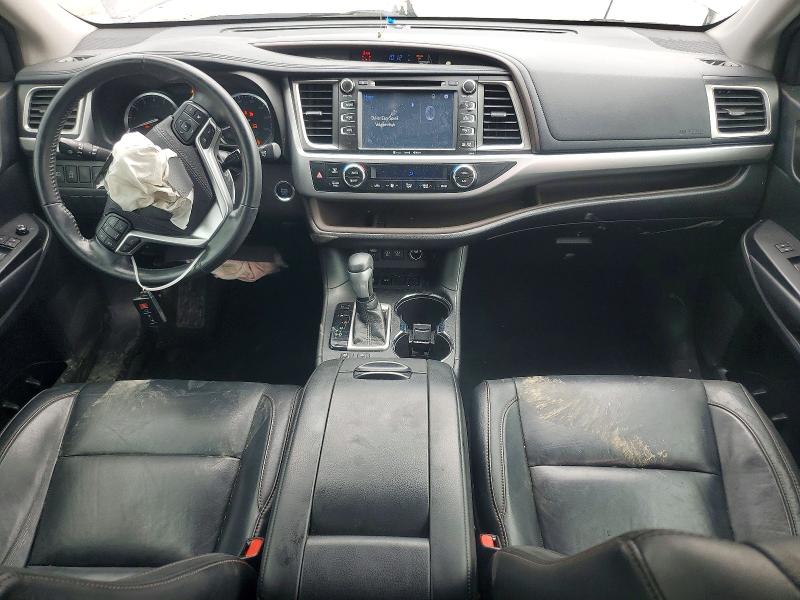 2018 Toyota Highlander VIN 5TDKZRFH0JS532752 COPART salvage auction — FRONT END, Tn - Salvage Certificate, sold $6,300 on 2026-07-27 (photo 8)
