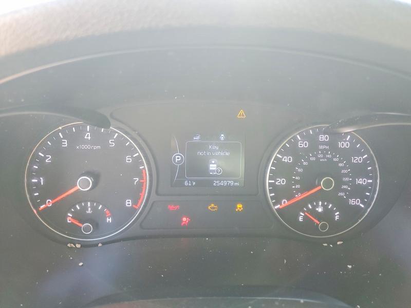 2017 Kia VIN 5XXGU4L31HG173827 COPART salvage auction — FRONT END, Oh - Cert Of Title-Salvage, sold $525 on 2026-07-24 (photo 9)