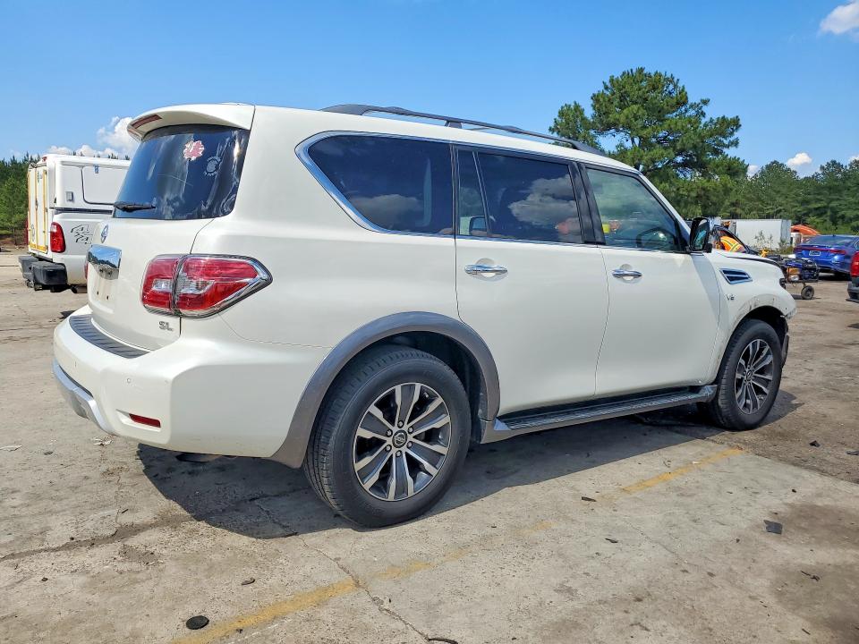 2018 Nissan Armada VIN JN8AY2NDXJ9056162 COPART salvage auction — FRONT END, Sc - Cert Of Title-Salvage, sold $5,500 on 2026-07-03 (photo 3)