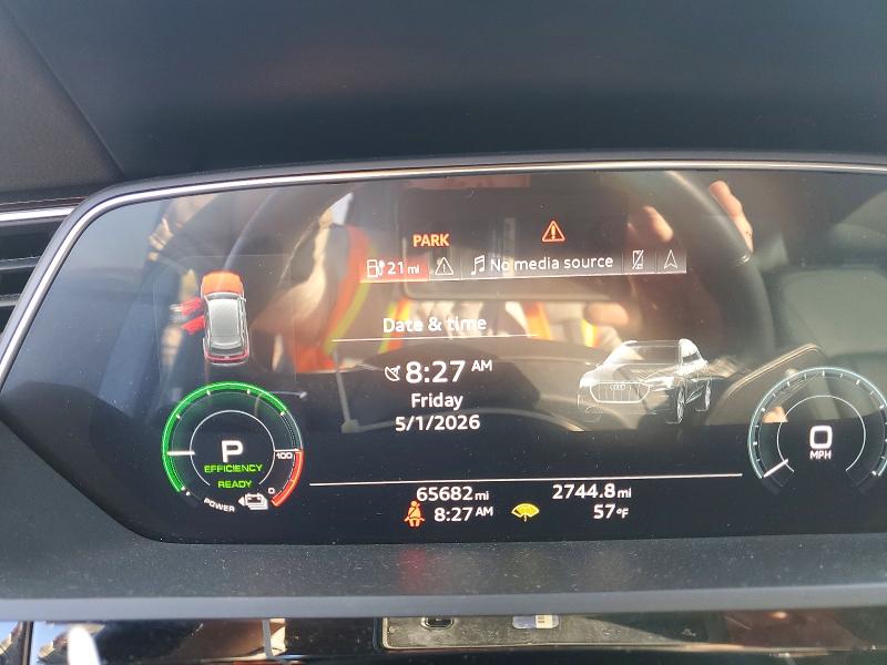 2021 Audi E-tron VIN WA11AAGE0MB012341 COPART salvage auction — REAR END, Pa - Certificate Of Salvage, sold $13,800 on 2026-07-13 (photo 9)