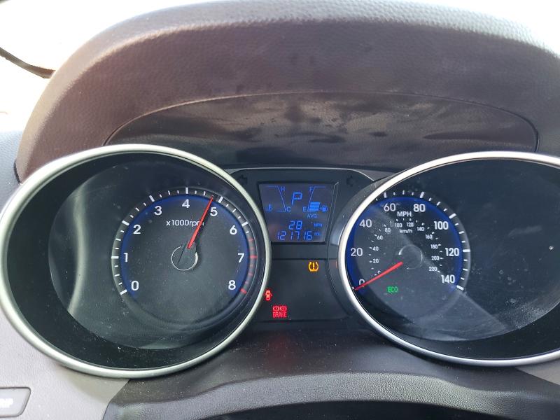 2012 Hyundai VIN KM8JU3AC6CU338062 COPART salvage auction — FRONT END, Tx - Salvage Vehicle Title, sold $1,700 on 2026-07-02 (photo 9)
