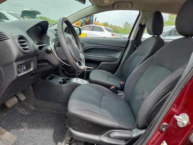 2019 Mitsubishi Mirage VIN ML32F3FJ7KHF09313 COPART salvage auction — REAR END, Il - Salvage Certificate, sold $1,450 on 2026-07-08 (photo 7)