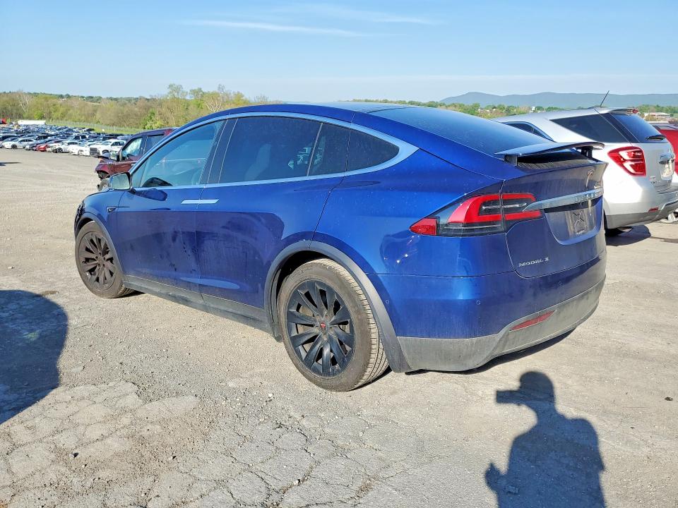 2019 Tesla Model x VIN 5YJXCAE27KF152626 COPART salvage auction — FRONT END, Pa - Certificate Of Salvage, sold $12,200 on 2026-08-21 (photo 2)
