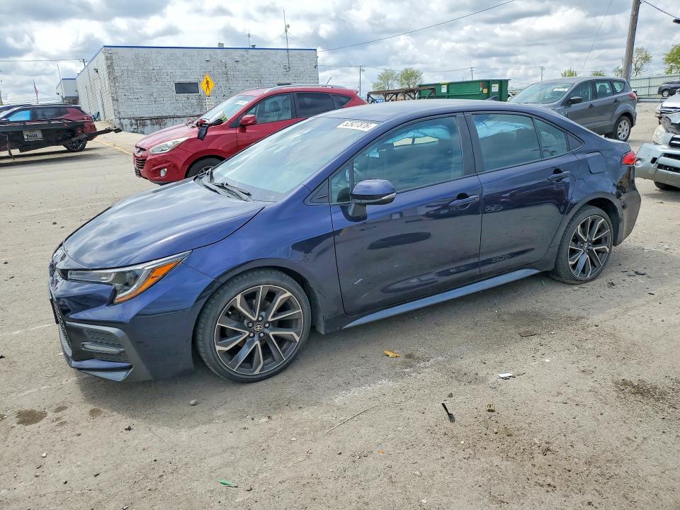 2020 Toyota VIN 5YFS4RCE0LP007498 COPART salvage auction — SIDE, Il - Salvage Certificate, sold $2,900 on 2026-07-15 (photo 1)