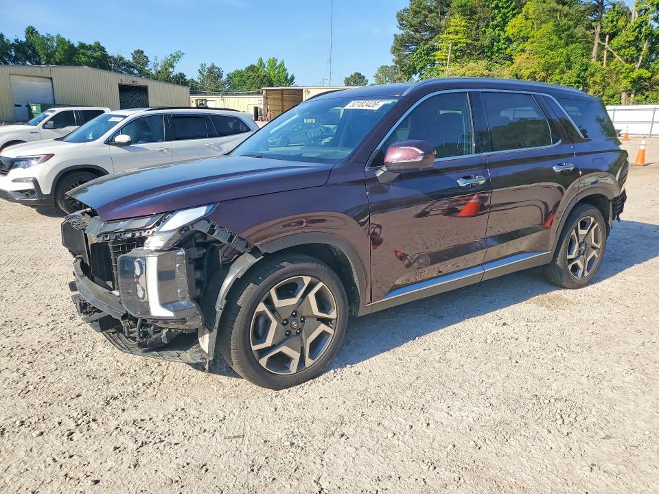 2024 Hyundai Palisade VIN KM8R5DGE9RU712199 COPART salvage auction — FRONT END, Nc - Salvage Certificate Of Title, sold $10,300 on 2026-07-17 (photo 1)