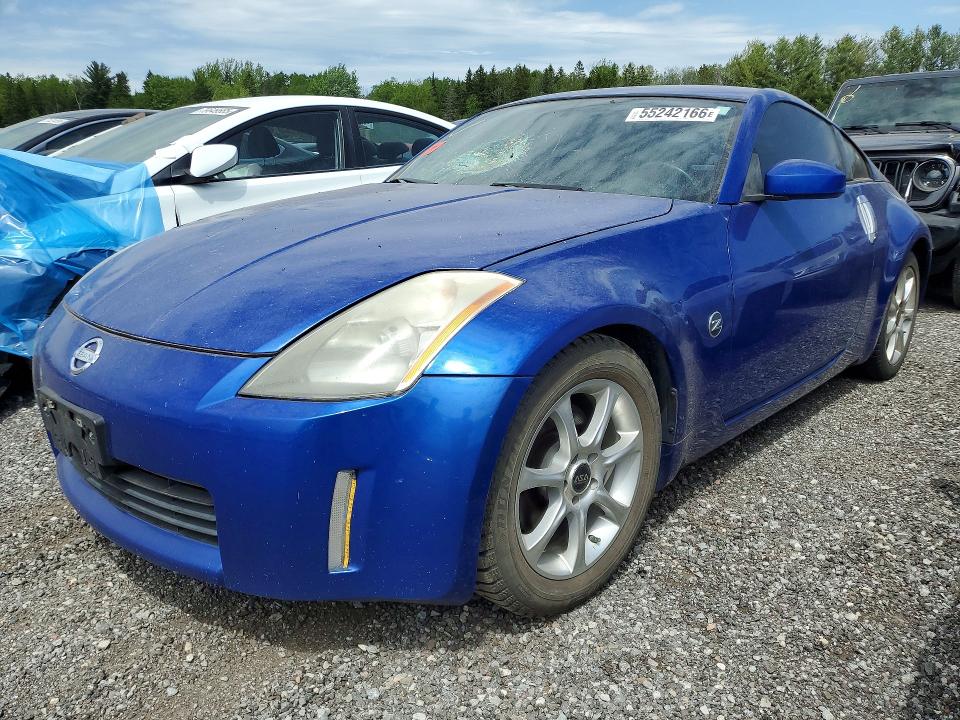 2004 Nissan 350z VIN JN1AZ34E34T062307 COPART salvage auction — FRONT END, On - Permit No Brand - Unfit, sold $275 on 2026-07-28 (photo 1)